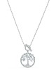 Swarovski Symbolic Tree of Life Kolye, Beyaz, Rodyum kaplama - 5521463